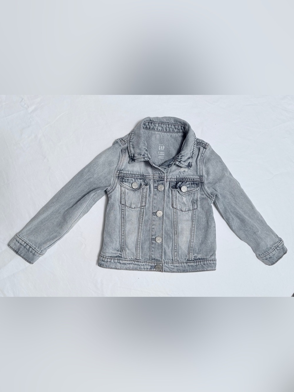 GAP Kids Light  Blue Washed Denim Jacket